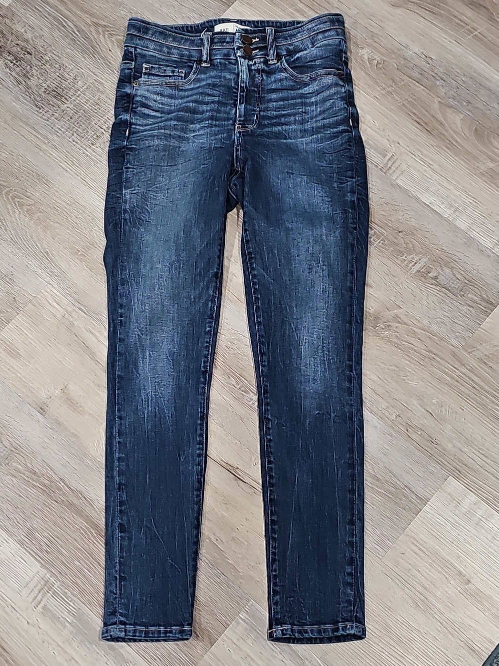 BKE Women's Indigo Skinny Jeans